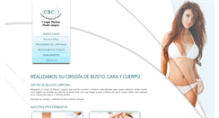 Desktop Screenshot of cirujanosplasticosmonterrey.com